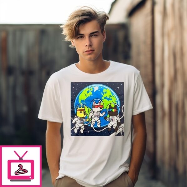 Space Team Three Dogs T-Shirt