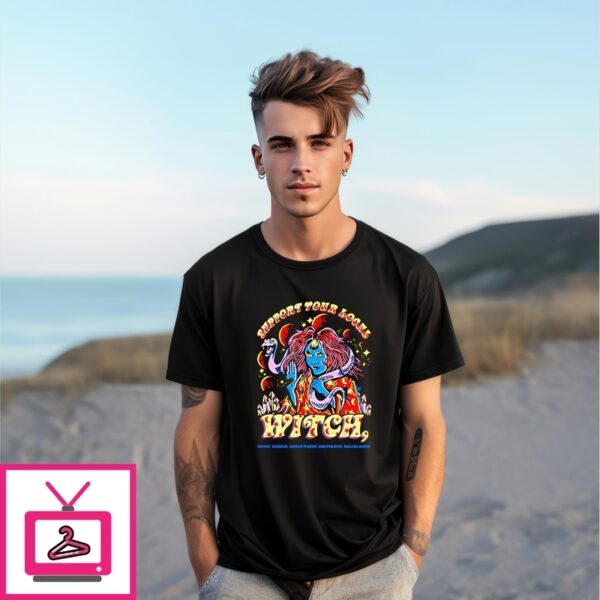Support Your Local Witch Snake T-Shirt