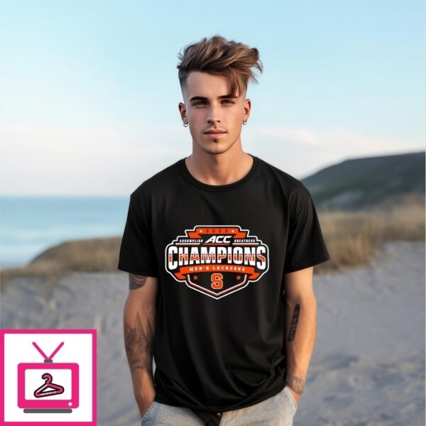 Syracuse Orange 2025 Acc Men’S Lacrosse Conference Tournament Champions T-Shirt