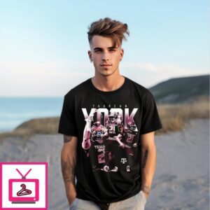 Taurean York Texas A&M Aggies Unisex Football Player Vintage Bootleg Style T-Shirt