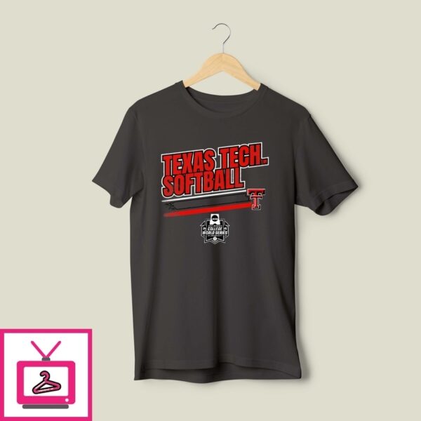 Texas Tech Softball 2025 Women’S College World Series T-Shirt