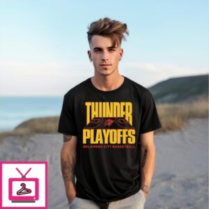 Thunder Playoffs Oklahoma City Basketball 2025 T-Shirt
