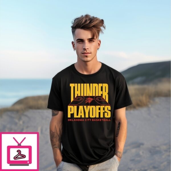 Thunder Playoffs Oklahoma City Basketball 2025 T-Shirt
