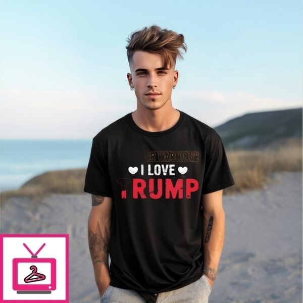 Trigger Warning I Love Trump Vintage T-Shirt