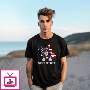 Us Uncle Sam 51St State Independence Day T-Shirt