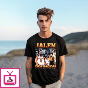 Vintage Jalen Brunson Captain Clutch New York Basketball College Ny Knicks T-Shirt