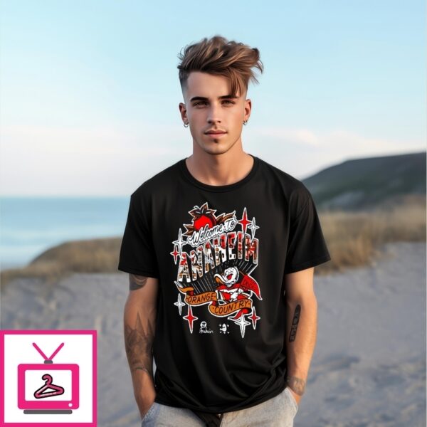 Welcome To Anaheim Ducks Orange Country T-Shirt
