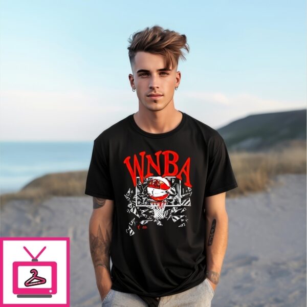 Wnba Volleyball Shattered Glass T-Shirt