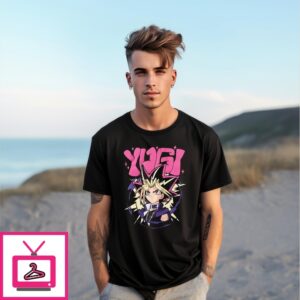 Yu-Gi-Oh! Yugi Portrait Puff Print T-Shirt