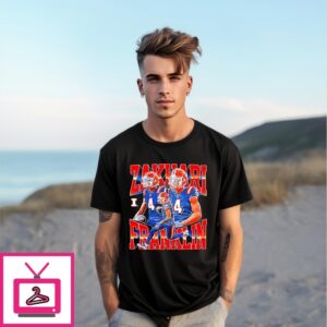 Zakhari Franklin Illinois Fighting Illini Player Collage T-Shirt