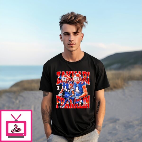 Zakhari Franklin Illinois Fighting Illini Player Collage T-Shirt