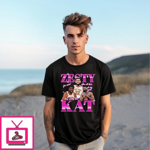 Zesty Kat Karl-Anthony Towns New York Knicks Meme T-Shirt