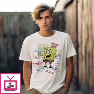 A Spongebob Collage T-Shirt Design From 2005 T-Shirt