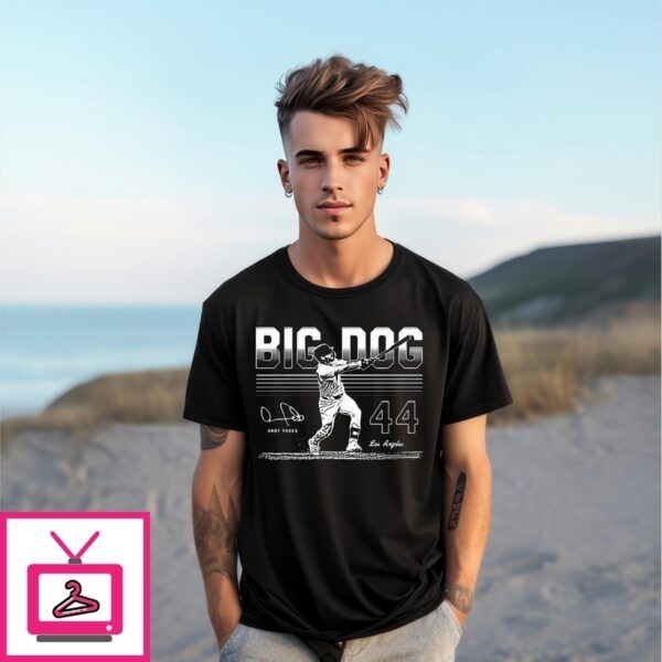Andy Pages Los Angeles Dodgers Big Dog Signature T-Shirt