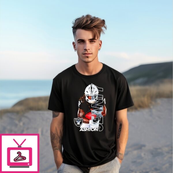 Ashton Jeanty Player Las Vegas Raiders Graphic T-Shirt