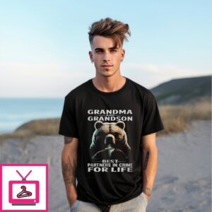 Bear Grandma And Grandson Best Partners In Crime For Life T-Shirt