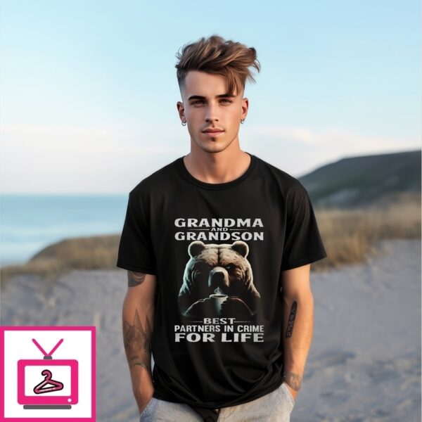 Bear Grandma And Grandson Best Partners In Crime For Life T-Shirt