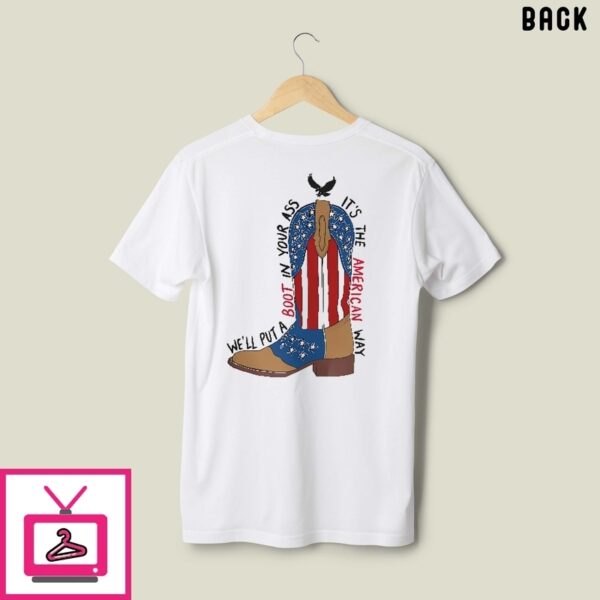 Brought To You Courtesy Of The Red White & Blue T-Shirt
