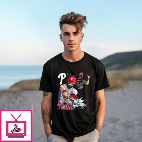 Bryce Harper Philadelphia Phillies Anime Player T-Shirt