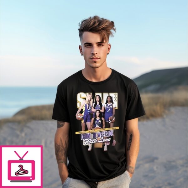 Cameron Brink Kelsey Plum Dearica Hamby And Rickea Jackson For Los Angeles Sparks Slam T-Shirt