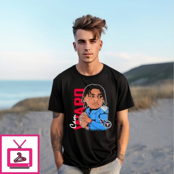 Cameron Ward Player Tennessee Titans Caricature T-Shirt