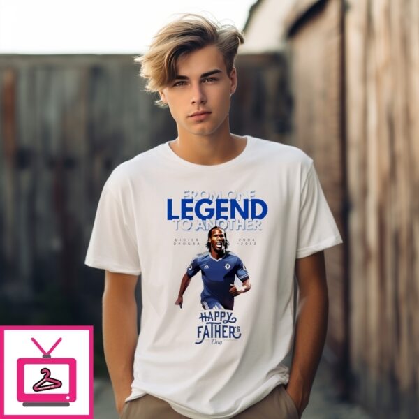 Chelsea Fc Didier Drogba From One Boss Man To Another Happy Father’S Day T-Shirt