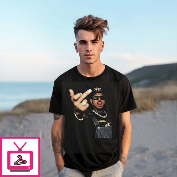Chris Brown Middle Finger T-Shirt