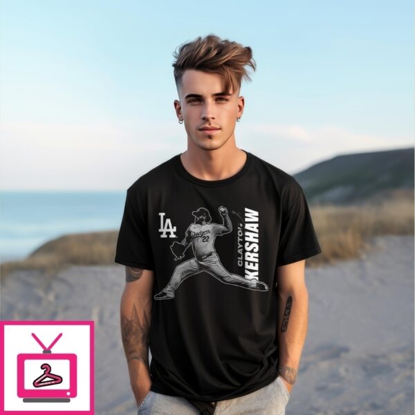 Clayton Kershaw Los Angeles Dodgers Player T-Shirt