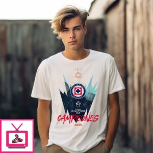 Cruz Azul Campeones 2025 Champions Cups T-Shirt