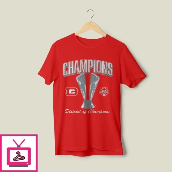 Dc Defenders 2025 Ufl Champions T-Shirt
