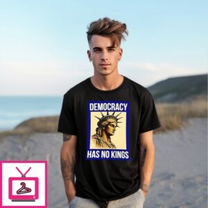 Democracy Has No Kings America Patriotic 4Th Of July T-Shirt