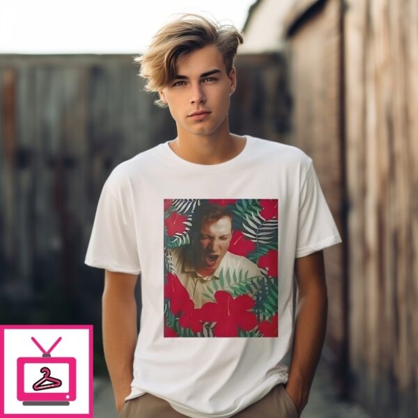 Devon Toews Wearing Flowers Cale Makar T-Shirt