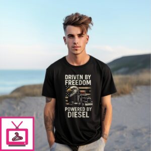 Driven By Freedom Powered By Diesel T-Shirt
