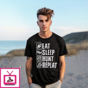 Eat Sleep Hunt Repeat Monster Hunter Schedule T-Shirt