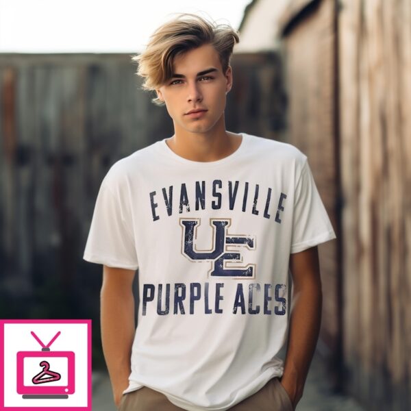 Evansville Purple Aces Logo T-Shirt
