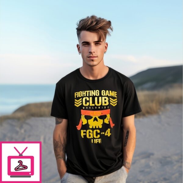 Fighting Game Club Worldwide Fgc-4 Life T-Shirt