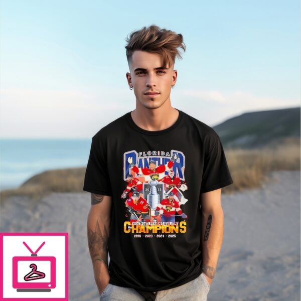 Florida Panthers 2025 Stanley Cup Finals Champions Special T-Shirt