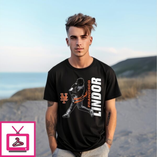 Francisco Lindor New York Mets Player Graphic T-Shirt