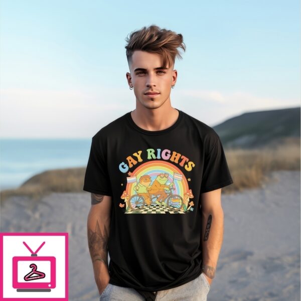 Frog Gay Rights Lgbt Rainbow T-Shirt