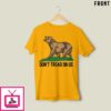 Gadsden Flag California Bear Don’T Tread On Us Ice Protest T-Shirt