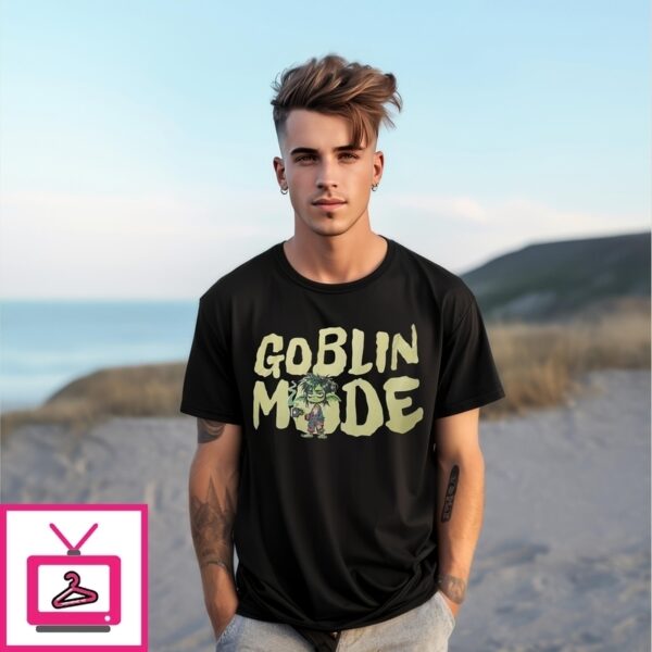 Goblin Mode Female Goblin Holding Mug T-Shirt