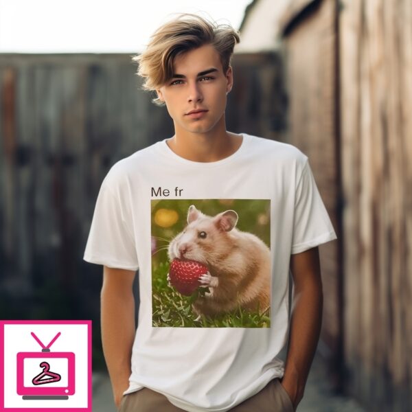 Hamster Eating Strawberry T-Shirt