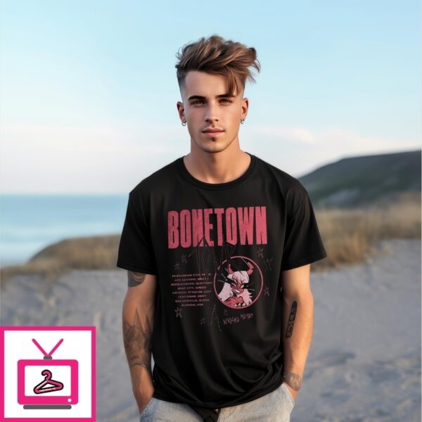 Helluva Boss Verosika Tour Bonetown Tour T-Shirt