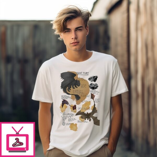 How To Train Your Dragon Night Fury Toothless T-Shirt