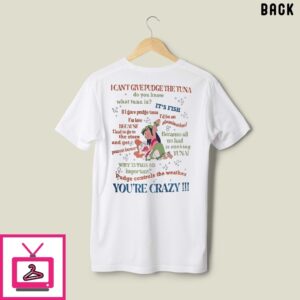 I Can’T Give Pudge The Tuna Hawaiian Punch Lilo & Stitch T-Shirt