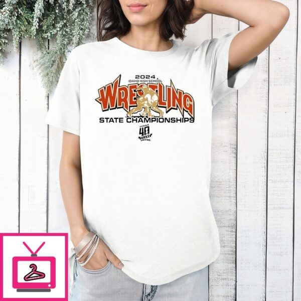 Idaho High School Wrestling State Championships 2024 Logo T-Shirt