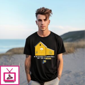 In 49 States It’S Basketball But This Is Indiana Pacers Logo T-Shirt In 49 States It’S Basketball But This Is Indiana Pacers Logo T-Shirt