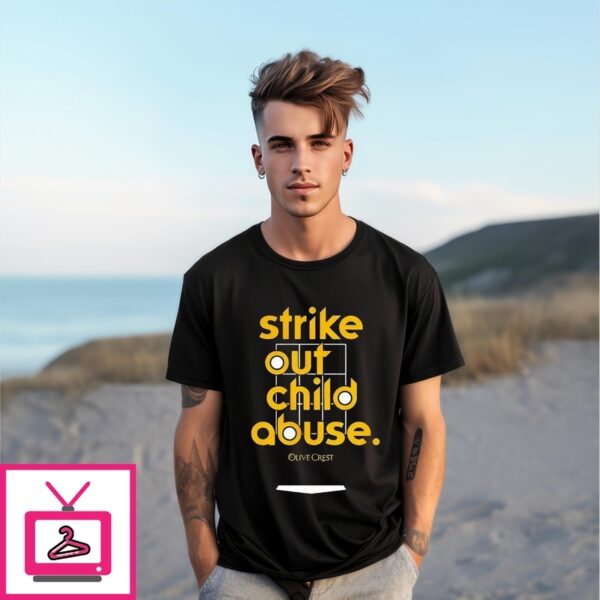 Jason Adam San Diego Padres Wearing Strike Out Child Abuse Olive Crest T-Shirt