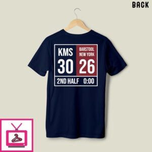 Kirk Comeback Kms 2 Barstool New York 15 1St Half T-Shirt