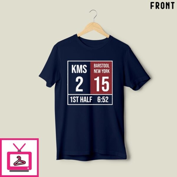 Kirk Comeback Kms 2 Barstool New York 15 1St Half T-Shirt